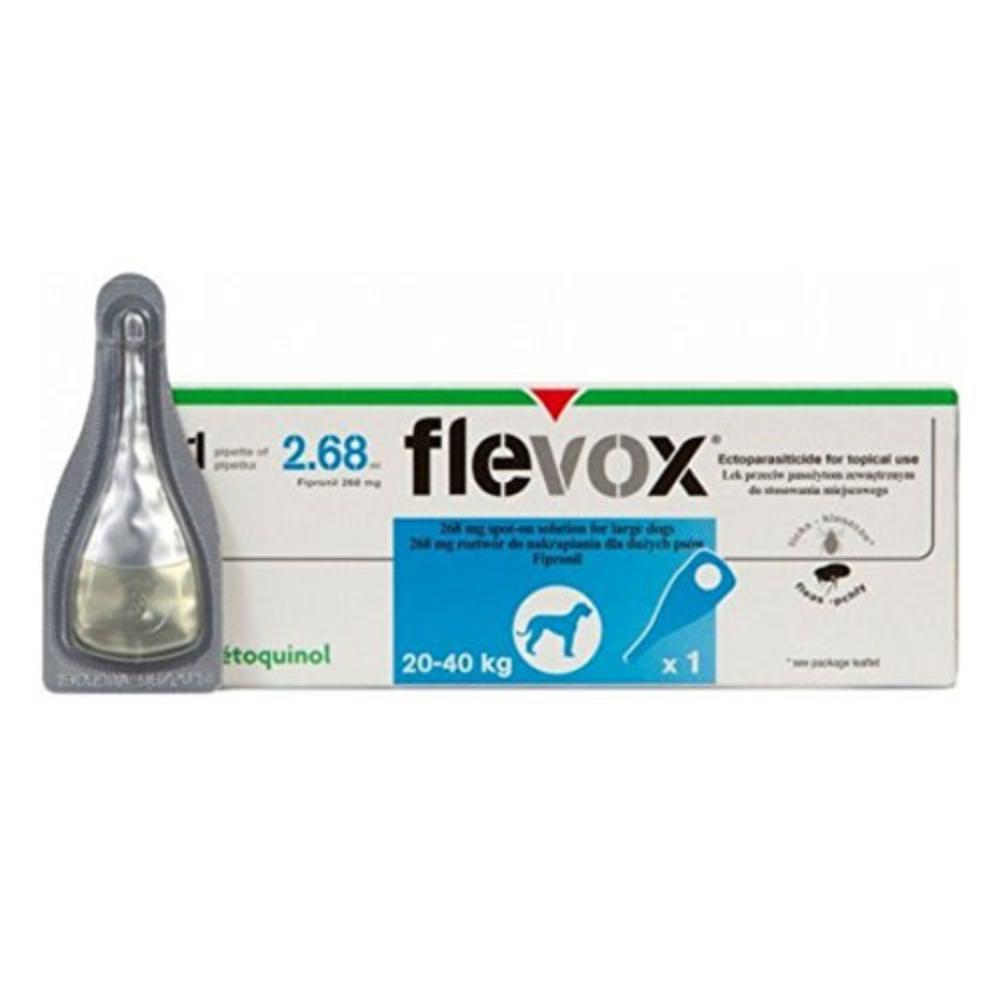 Flevox Spot On For Large Dogs 45 To 88 Lbs.(Blue) 6 Pack